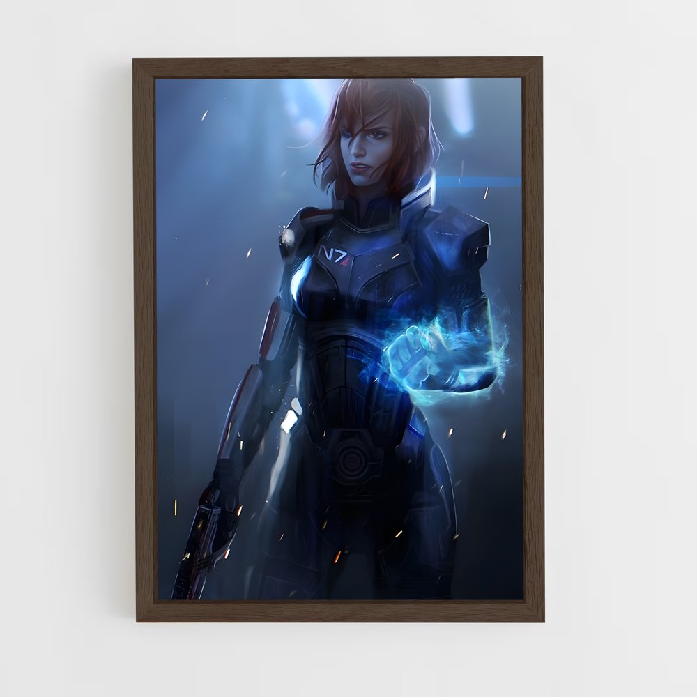 Poster L'Éclat de l'Héroïne – affiche Mass effect (vue 5)